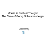 Morals in Politics: The Case of Georg Schwarzenberger