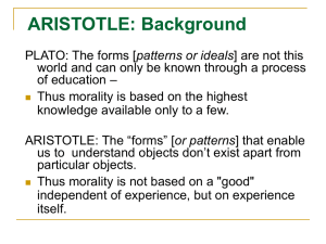 Classifying Moral Theories in terms of The Morality of