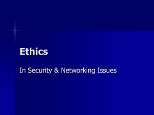 Ethics - University of Scranton