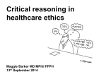 Cases 2: Critical reasoning