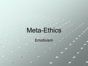 Meta-Ethics