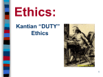 Kant: The Ethics of Duty - Language Through Philosophy