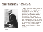 Emile Durkheim (1858