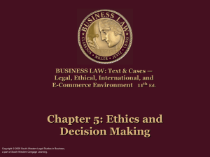 Clarkson, Business Law, 11th Ed 2009