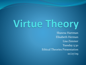 Virtue Theory - Moraine Park Technical College