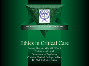 Ethics in Health Care - Philadelphia University