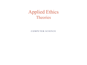 Ethics Theories