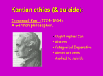 Kants ethics and suicide show