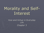 Morality and Self