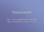 lesson 8. Prescriptivism