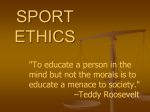 sport ethics - CCVI