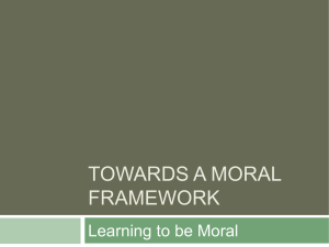 VVFP 2011: Msgr Gordon presentation, `A Christian moral framework`