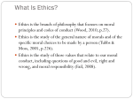 What Is Ethics?