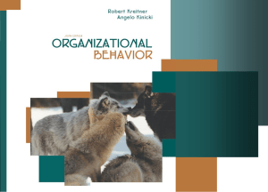 Organizational Behavior