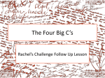 The Four Big C`s