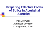 Dwhurst, dale_Drafting Effective Codes of Ethics in