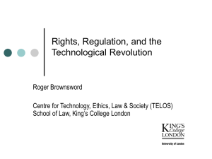 Regulating Technologies