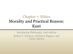 Morality and Practical Reason: Kant