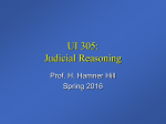 Phl 347: Philosophy of Law