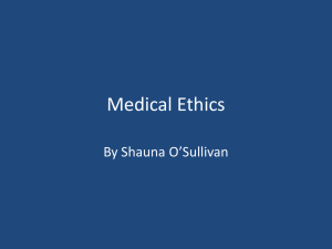 Medical Ethics