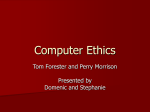 Computer Ethics - Fairfield Faculty