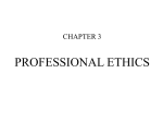 PROFESSIONAL ETHICS