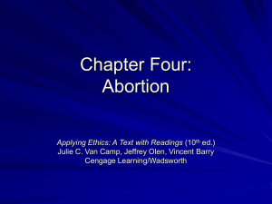 Abortion - Cengage Learning