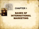 Bases of International Marketing