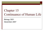 Chapter 15 Continuance of Human Life