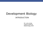 Development Biology (Ms. Lucky Juneja)