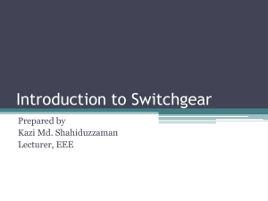 Introduction to Switchgear