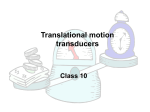 class 12 Translational motion measurement - UJ