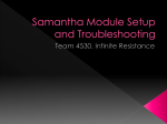 Samantha Module Setup and Troubleshooting