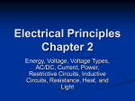 Electrical Principles Wk 1B