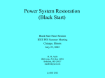 Power System Restoration Methodologies & Implementation