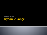 Dynamic Range