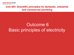6. Know the basic principles of electricity