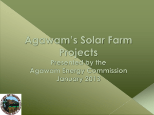 Agawam`s Solar Farms