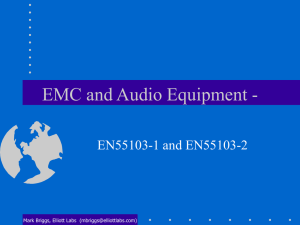 EMC and Audio Equipment