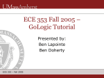 ECE 353 – GoLogic Tutorial