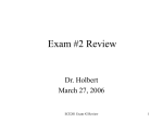 ECE 201 Exam #2 Review