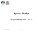 System Design - Louisiana Space Consortium
