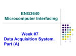 ENGG 3640: Microcomputer Interfacing