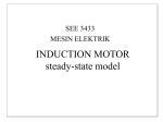 INDUCTION MOTOR (squirrel cage)