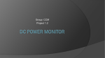 DC power monitor - Texas State University