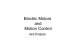 Electric Motors and Motion Control
