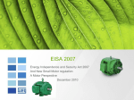 EISA 2007 - Electric Motors ,Power Transformers