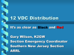 12 VDC Distribution - David Sarnoff Radio Club