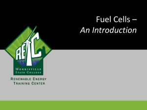 Fuel Cells – an Introduction