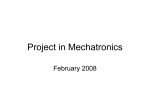 Project in Mechatronics